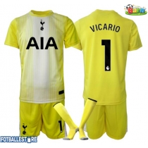 Tottenham Hotspur Guglielmo Vicario #1 Keeper Tredjedraktsett Barn 2025-26 Kortermet (+ Korte bukser)